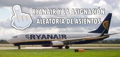 ▷ Ryanair y la asignación aleatoria de asientos
